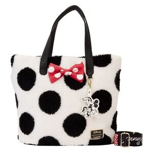 Minnie Mouse Rocks the Dots Classic Sherpa Tote Bag